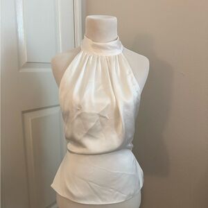 Zara Cream Halter Blouse